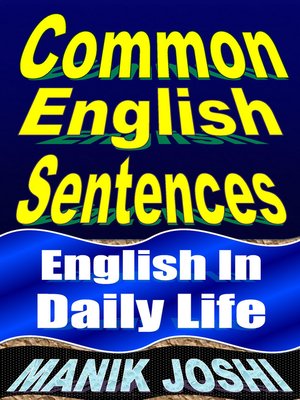 cover image of Common English Sentences